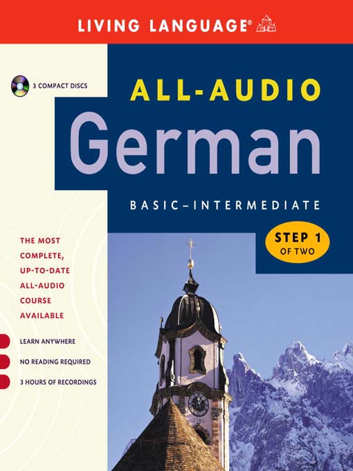 Title details for All-Audio German Step 1 by Living Language - Wait list